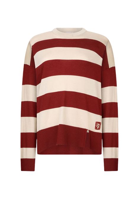 Maglia a righe in misto lana ROSSO Liu Jo | MF5375MA16RC3850